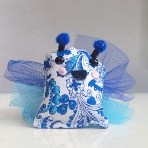 Butterfly Pocket Pet - Blue Paisley