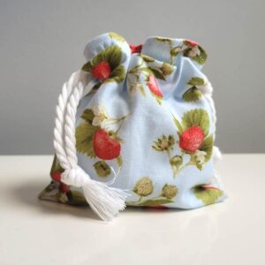 Drawstring Bag - Strawberry (mini)