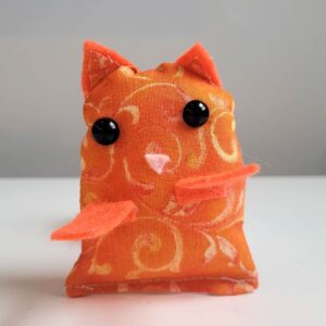 Cat Pocket Pet - Orange Swirl