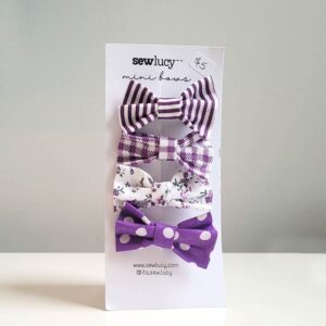 Mini Bows - Violet