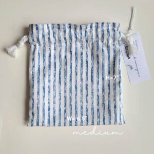 Gift Bag - Blue Stripe - Image 5