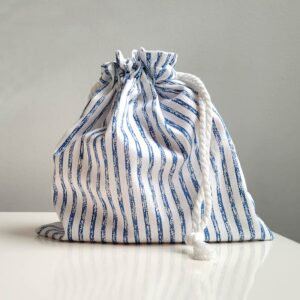 Gift Bag - Blue Stripe - Image 2