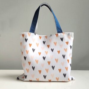 Mini Tote - Happy Hearts