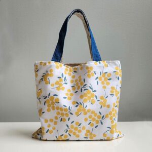 Mini Tote - Orangey Lemons