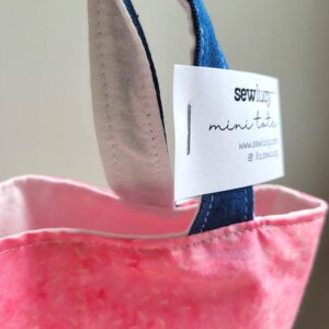 Mini Tote - Pink Petals - Image 2