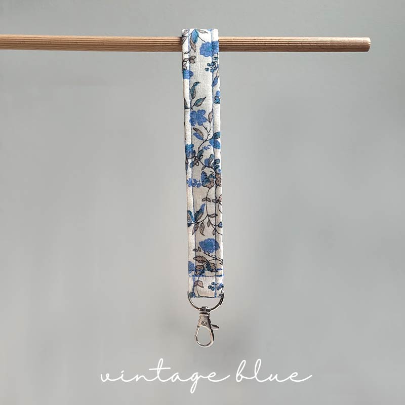 Wristlet keychains - Royal Blues - Vintage Blue