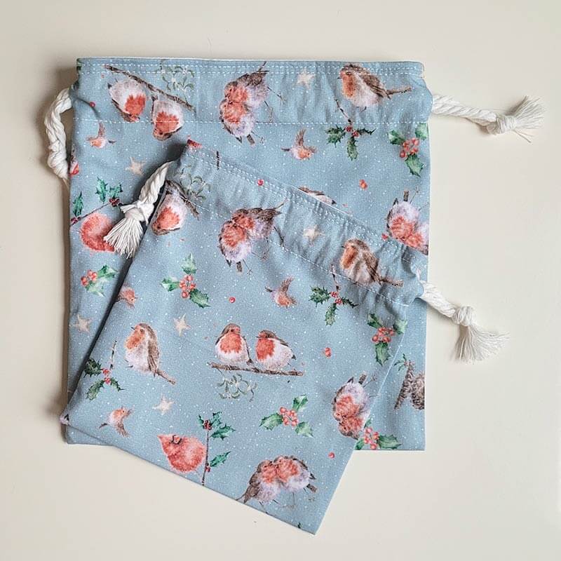 Gift Bag – Christmas Bird (lrg)