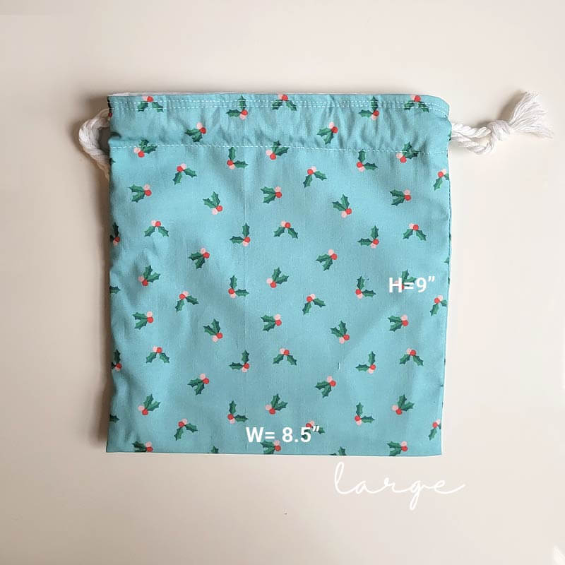 Gift Bag - Christmas Holly (lrg)