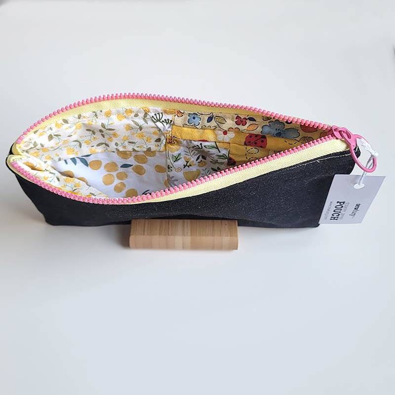 Scrappy Zipper Pouch - Yellow
