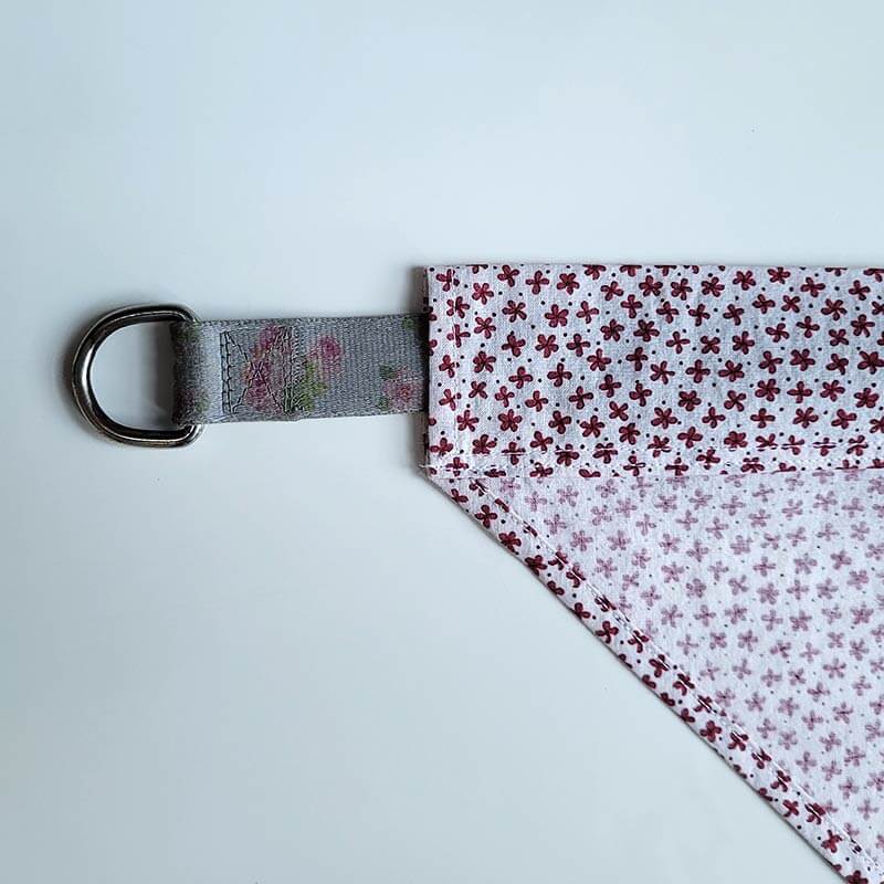 Dog Bandana – Red Floral