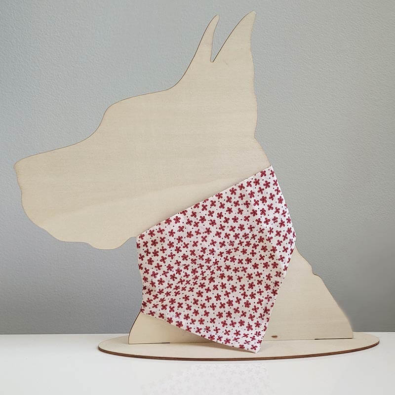 Dog Bandana - Red Floral