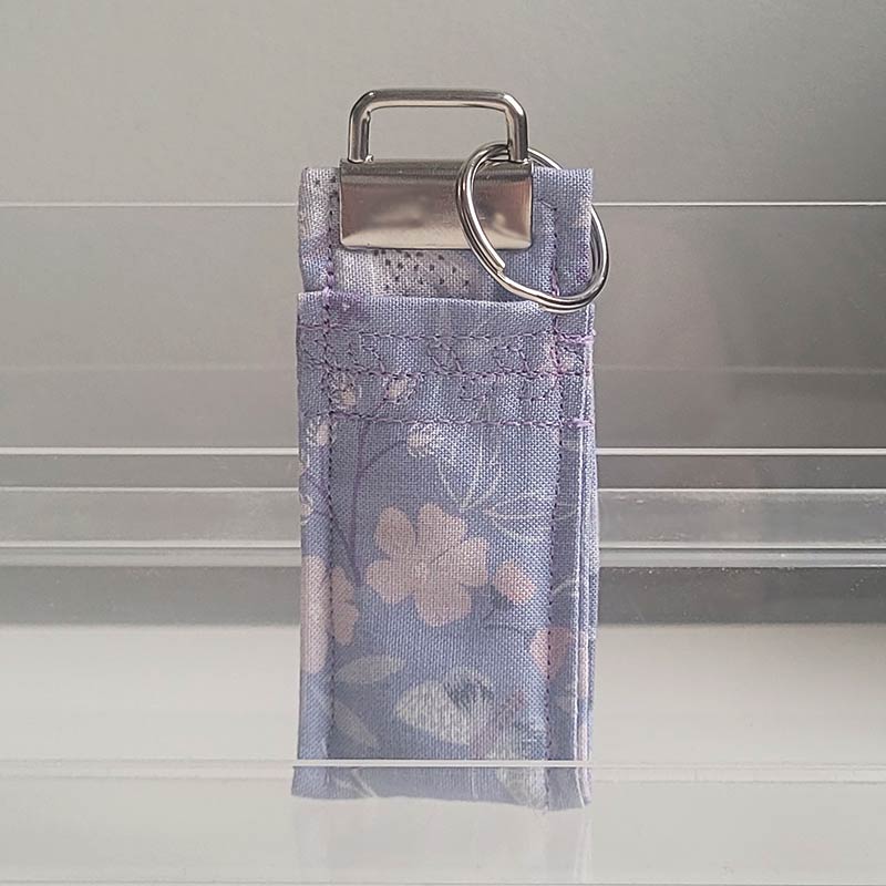 Purple Butterfly Lip Balm Holder – Sew Lucy Handmade Keychain