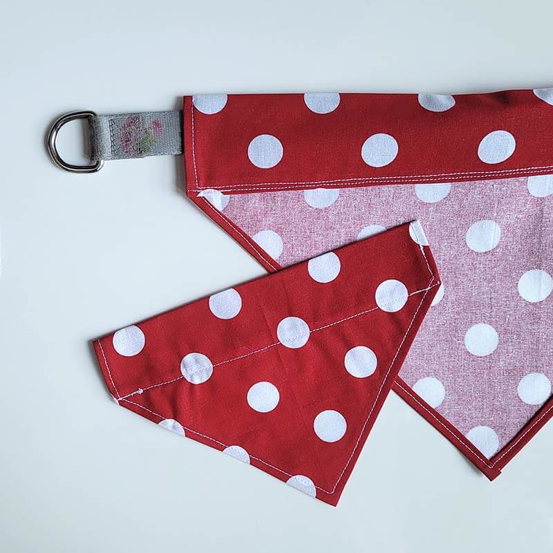Dog Bandana – Red Dot
