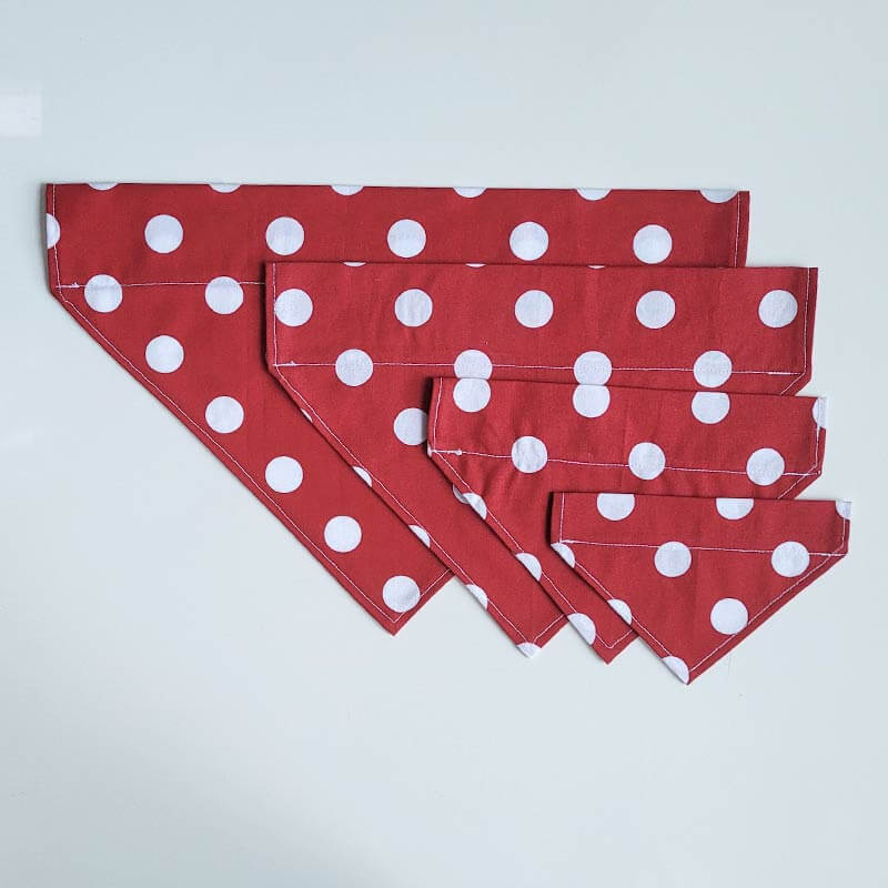 Dog Bandana – Red Dot