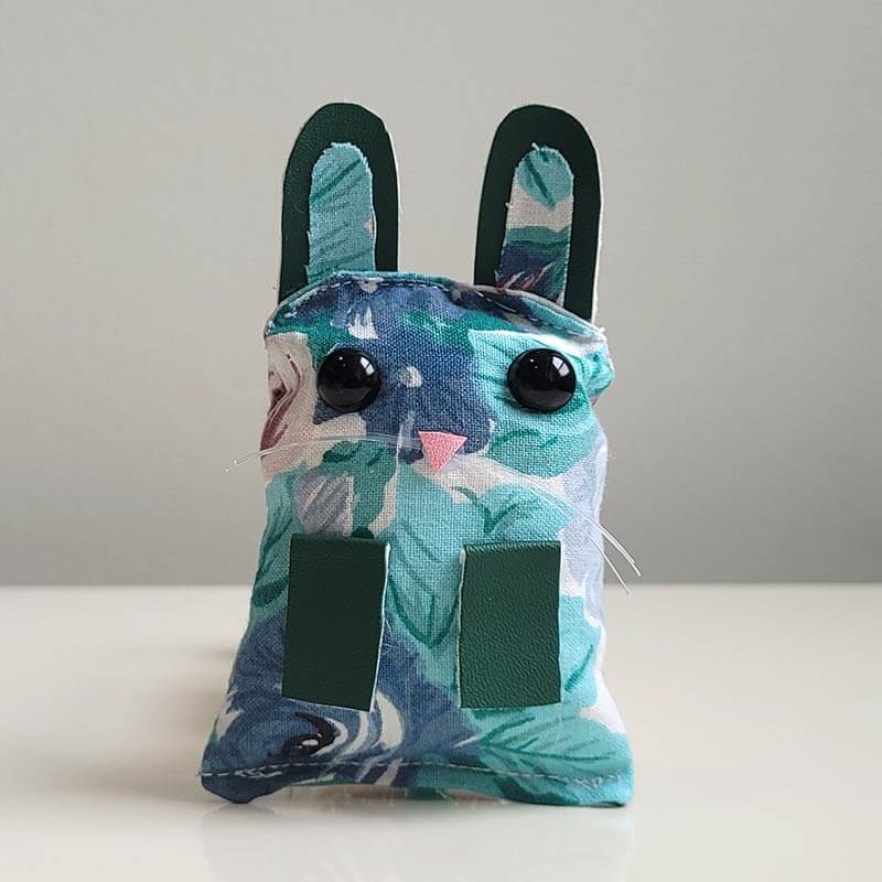 Pocket Pet Bunny – Green Floral