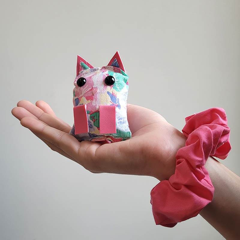 Scrunchie - Hot Pink