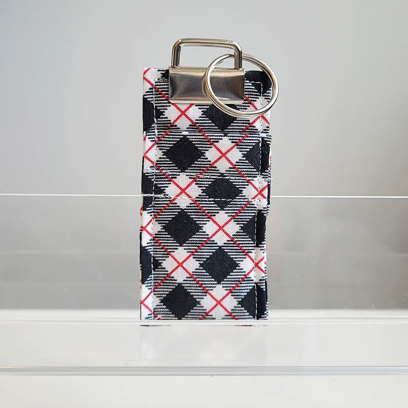 Lip Balm Holder - Plaid