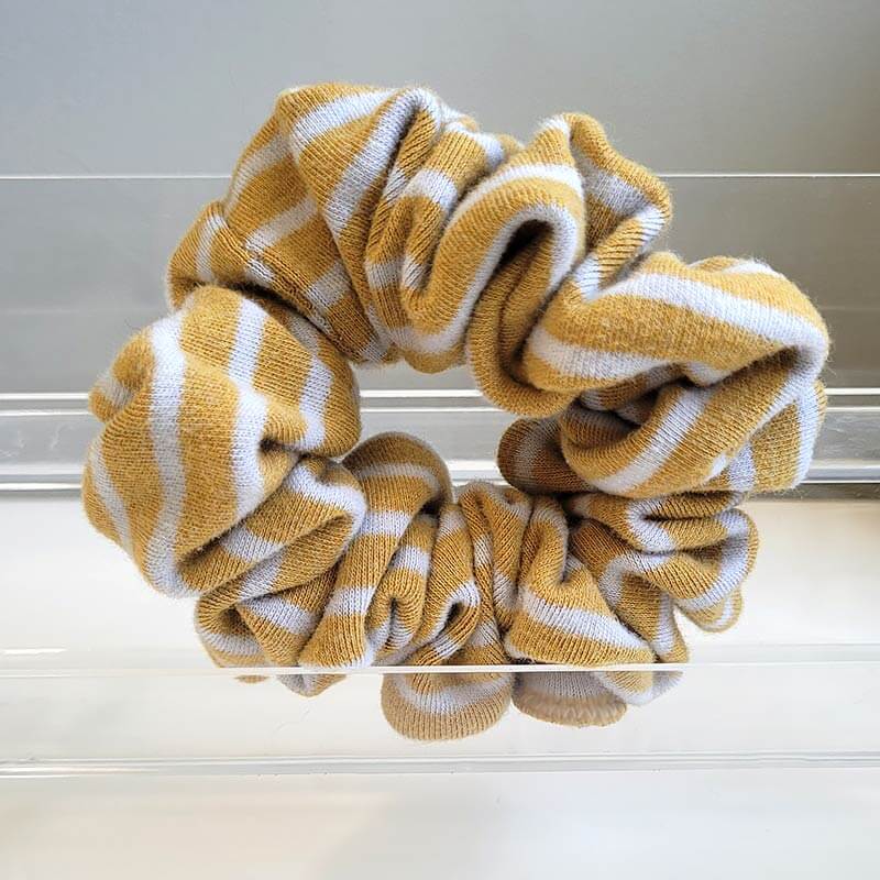 Scrunchie - Yellow Stripe
