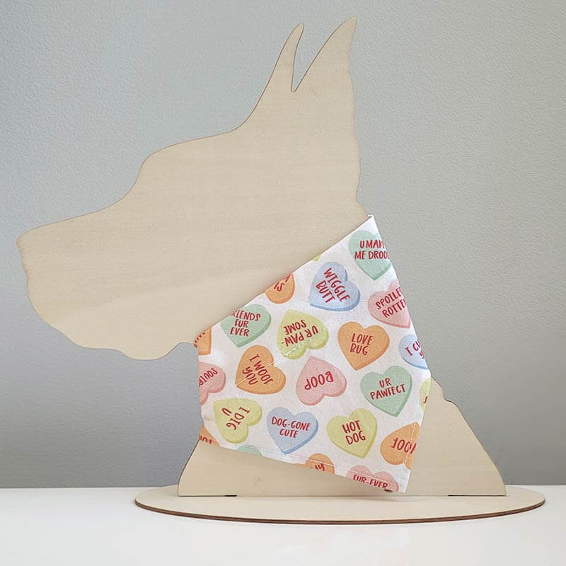 Dog Bandana - Candy Hearts