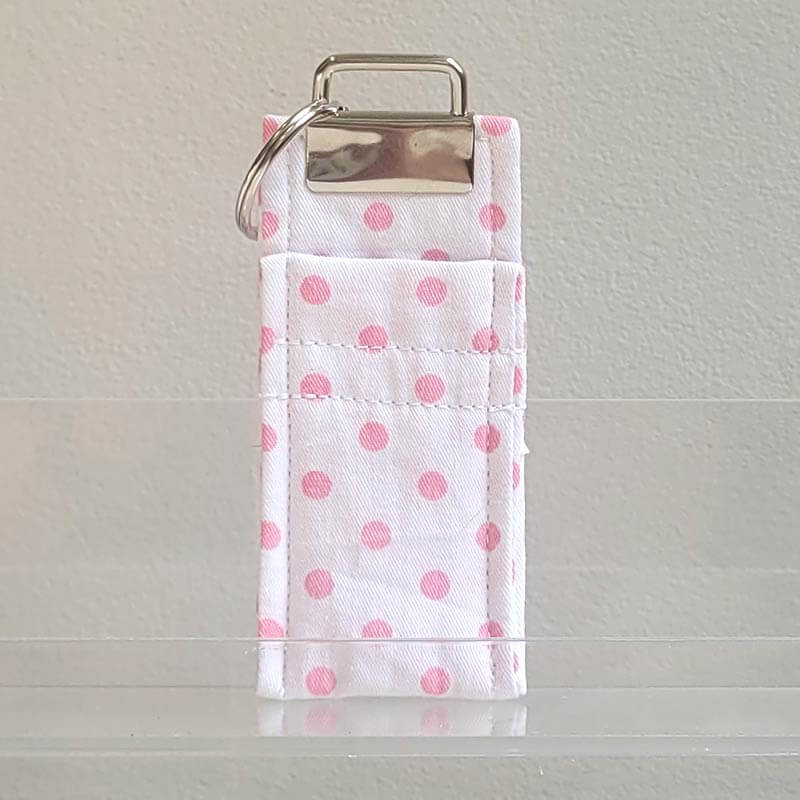 Lip Balm Holder - Pink Dot