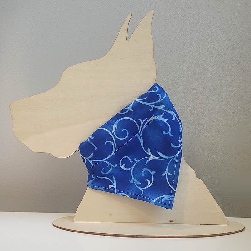 Dog Bandana - Blue Swirl